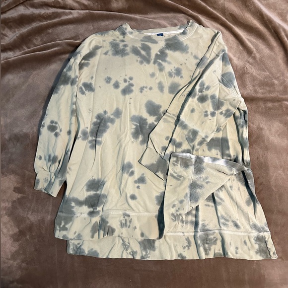 Old Navy Green Tie Dye Tunic - Picture 1 of 4